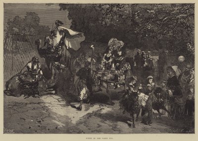 Scena allo zoo di Parigi da English School