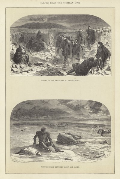 Scene dalla guerra di Crimea da English School