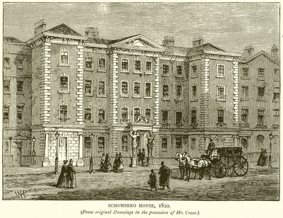 Schomberg House, 1820 da English School