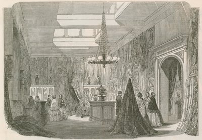 Schomberg House, Pall Mall - il reparto scialli da English School