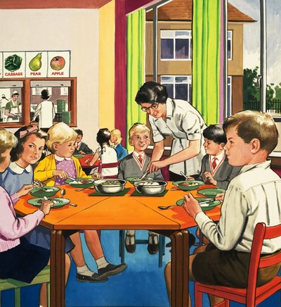 Addetta alla mensa scolastica da English School