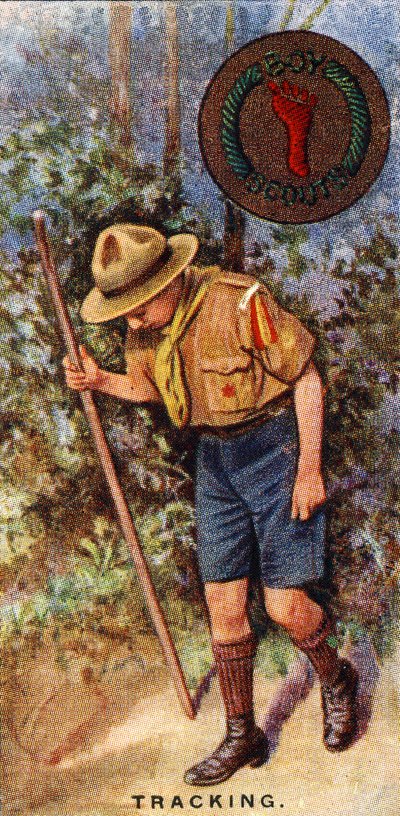 Distintivo di Tracciamento per Scout, 1929 da English School