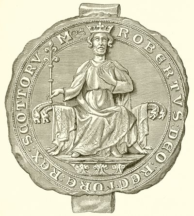 Sigillo di Robert Bruce, re di Scozia da English School