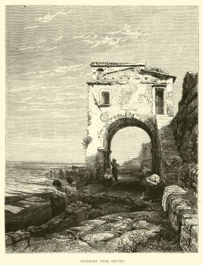 Riva del mare vicino a Savona da English School