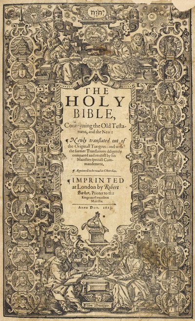 Seconda edizione in folio della cosiddetta Bibbia di Re Giacomo, 