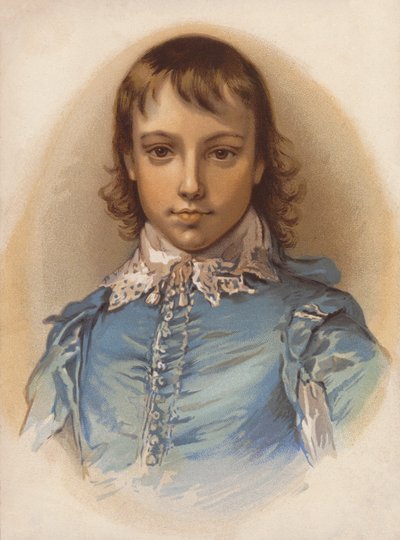 Versione sentimentalizzata del Ragazzo in blu di Gainsborough da English School