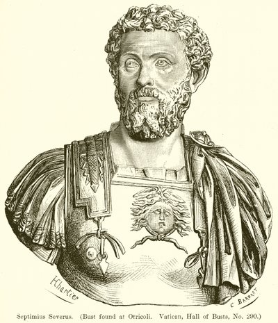 Settimio Severo (Busto trovato a Otricoli. Vaticano, Sala dei Busti, No. 290) da English School