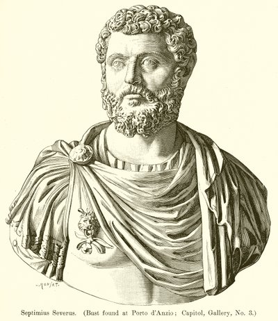 Settimio Severo (Busto trovato a Porto d