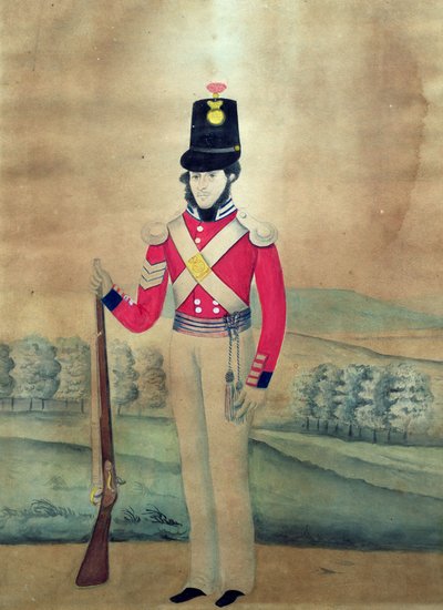 Sergente, esercito britannico da English School