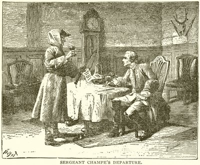 Partenza del sergente Champe da English School
