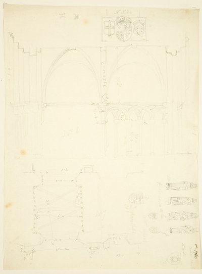 Serie di schizzi del portale dell