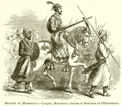 Sevajee a cavallo.--Langles, Monumens Anciens et Modernes de l