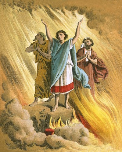 Shadrach, Meshach e Abed-Nego nella fornace ardente da English School