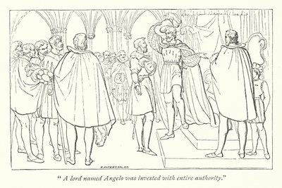 Misura per misura di Shakespeare; Angelo investito dell
