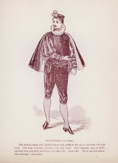 La bisbetica domata di Shakespeare: Ortensio da English School