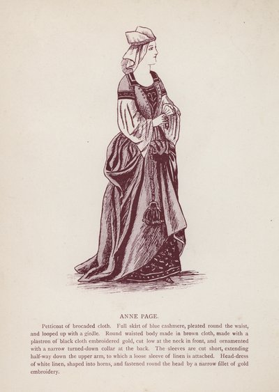 Le allegre comari di Windsor di Shakespeare: Anna Page da English School