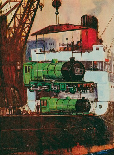 Trasporto di locomotive da English School