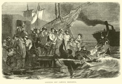 Imbarco di briganti prigionieri da English School