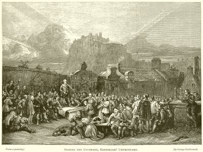 Firma del Patto, cimitero di Greyfriars da English School