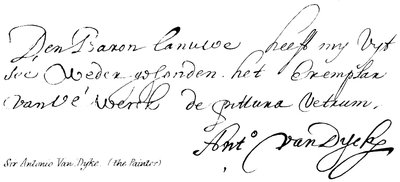 Sir Antonio Van Dyke da English School