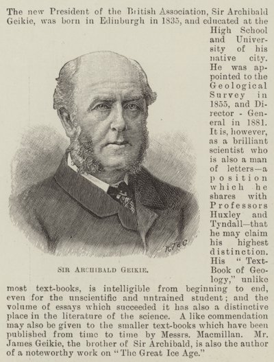 Sir Archibald Geikie da English School