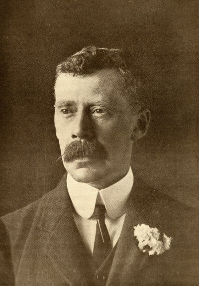 Sir Arthur Thomas Quiller-Couch (1863-1944) (litografia) da English School