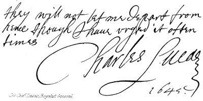 Sir Chas Lucas (Generale Realista) da English School
