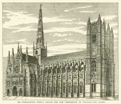 Progetto di Sir Christopher Wren per il completamento dell