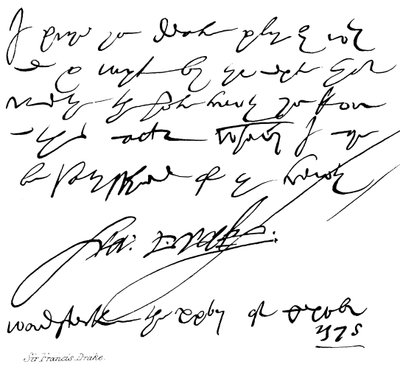 Sir Francis Drake da English School