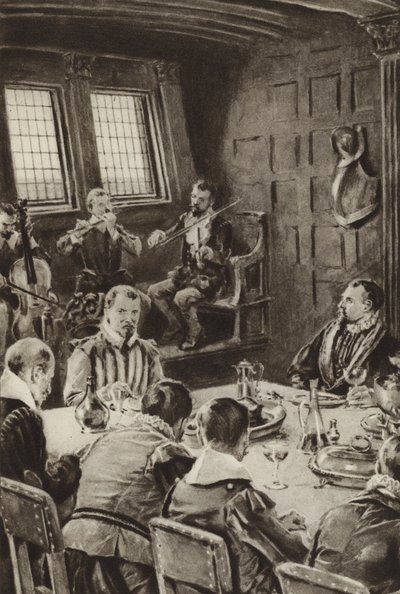 Sir Francis Drake, che cena sulla Golden Hind al suono dei violini da English School
