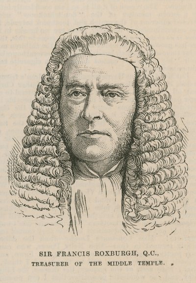 Sir Francis Roxburgh, Tesoriere del Middle Temple da English School