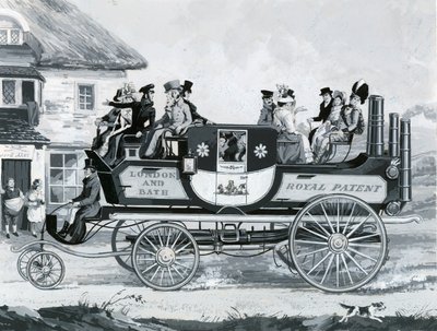 Seconda carrozza a vapore per passeggeri di Sir Goldsworthy Gurney da English School