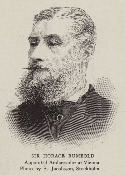 Sir Horace Rumbold (incisione) da English School