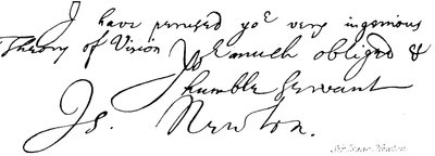 Sir Isaac Newton da English School
