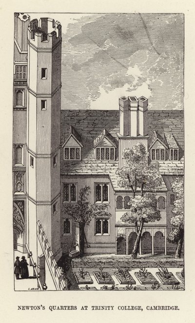 Alloggi di Sir Isaac Newton al Trinity College, Cambridge da English School
