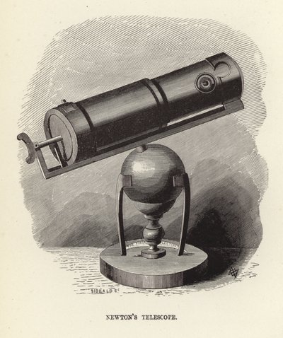 Telescopio di Sir Isaac Newton da English School