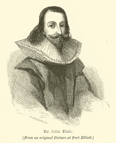 Sir John Eliot (incisione) da English School