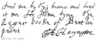 Sir John Harrington da English School