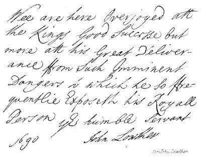 Sir John Lowther da English School