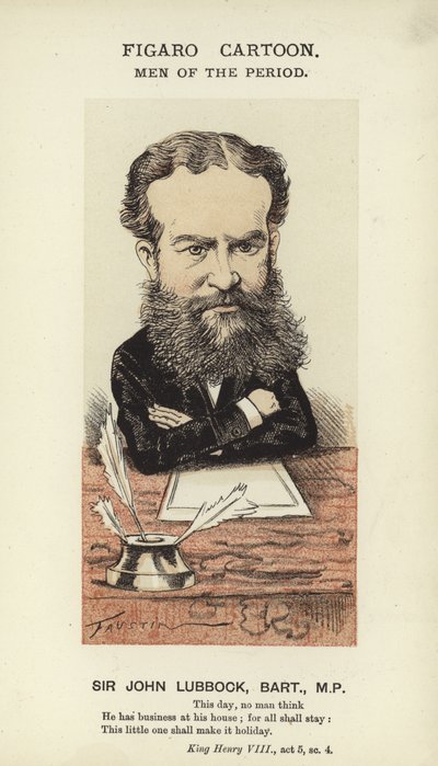 Sir John Lubbock, politico inglese da English School