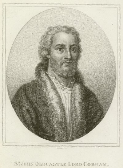 Sir John Oldcastle, Lord Cobham (incisione) da English School