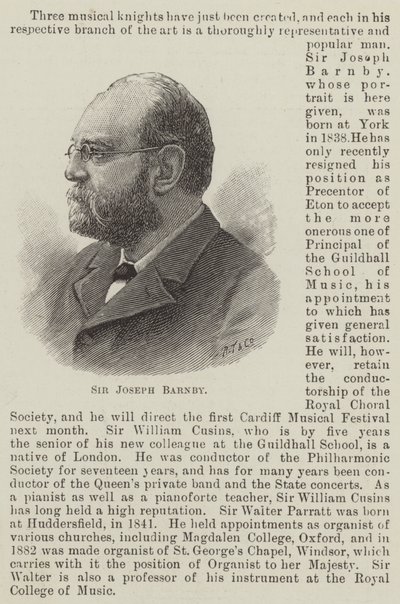 Sir Joseph Barnby da English School