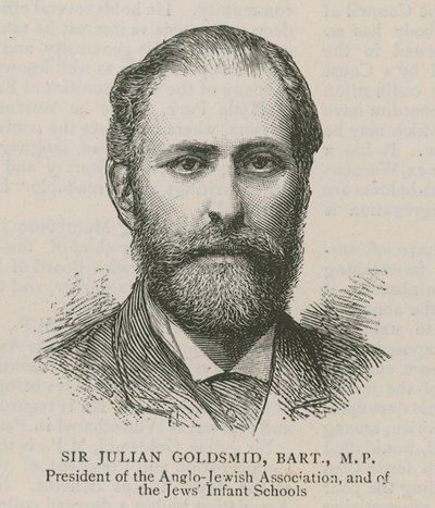 Sir Julian Goldsmid, Bart, MP, Presidente dell