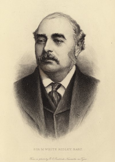 Sir M. White Ridley, Bart da English School
