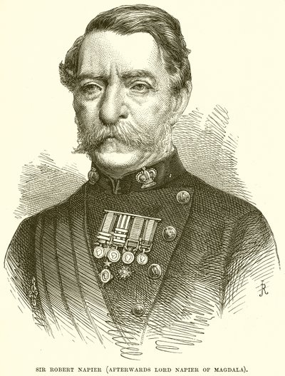 Sir Robert Napier (poi Lord Napier di Magdala) da English School