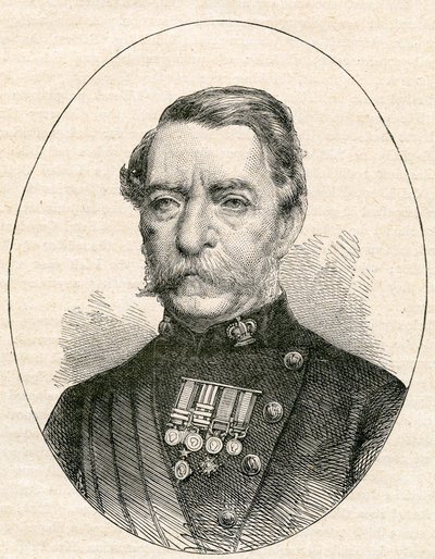 Sir Robert Napier, 1868 da English School