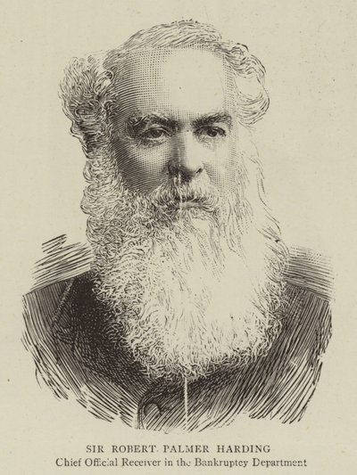 Sir Robert Palmer Harding (incisione) da English School