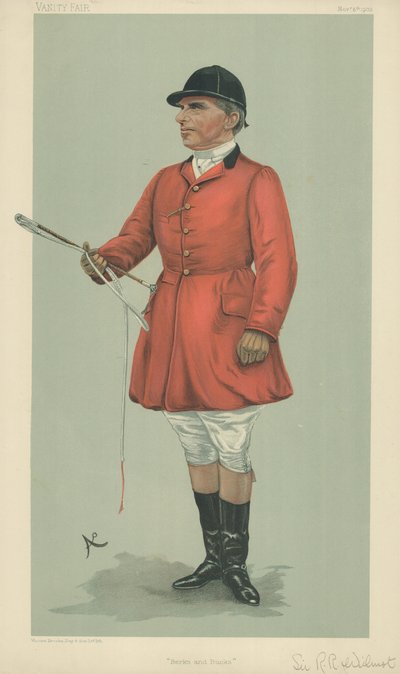 Sir Robert Rodney Wilmot, Berks e Bucks, 5 novembre 1903, caricatura di Vanity Fair da English School
