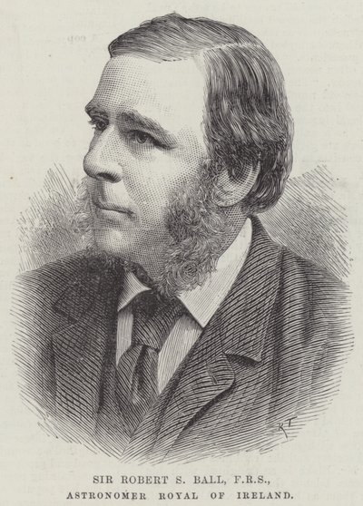 Sir Robert S Ball, FRS, astronomo reale d
