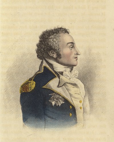 Sir Sidney Smith, ammiraglio britannico (incisione colorata) da English School
